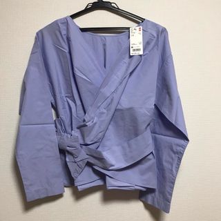 ユニクロ(UNIQLO)の新品タグ付き　UNIQLO  2way カシュクール  カットソー(ニット/セーター)