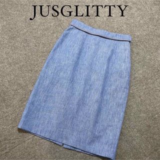 ジャスグリッティー(JUSGLITTY)のJUSGLITTY レースアップ ひざ丈スカート タイトスカート(ひざ丈スカート)