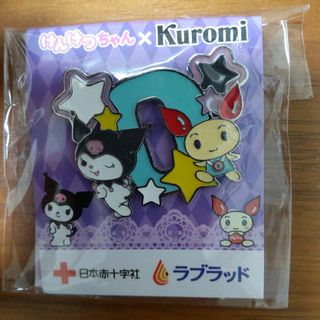 サンリオ(サンリオ)のO型 けんけつちゃん×Kuromi ピンバッジ(バッジ/ピンバッジ)