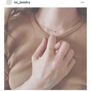 lui jewelry ブルーネックレス