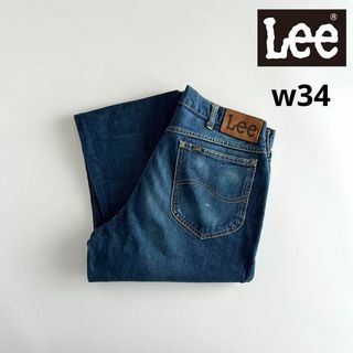 リー(Lee)のLEE リー デニムパンツ 日本製 テーパード W34 L31 実寸W31(デニム/ジーンズ)