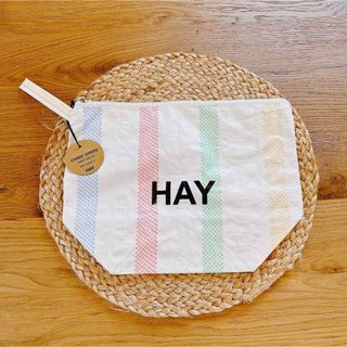 シボネ(CIBONE)の【北欧買付】HAY CANDY STRIPE WASH BAG M ポーチ(ポーチ)