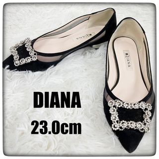 ダイアナ(DIANA)のDIANA ダイアナ バックル付きサイドシースルーパンプス size23.0cm(ハイヒール/パンプス)