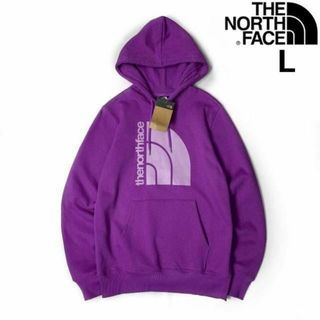 ザノースフェイス(THE NORTH FACE)のノースフェイス パーカー US限定 グラフィック (L)紫 181130(パーカー)