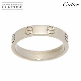 カルティエ(Cartier)のカルティエ Cartier ミニラブ #50 リング K18 WG ホワイトゴールド 750 指輪 VLP 90157841(リング(指輪))