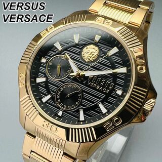 VERSACE - ヴェルサス ヴェルサーチ 新品 メンズ 腕時計 ブラック ケース付属 クォーツ