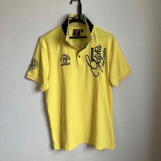 GOTCHA - GOTCHA GOLF ガチャゴルフ メンズ 半袖 ポロシャツ  L 黄色