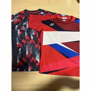 ヨネックス(YONEX)の美品　日本代表　ユニフォーム　L バドミントン　テニス YONEX ゲームシャツ(バドミントン)
