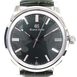SEIKO - セイコー 腕時計 自動巻き エレガンスコレクション クロコベルト グランドセイコー 杪夏 SBGW285 緑系 KR64021 中古