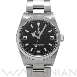 ロレックス(ROLEX)の中古 ロレックス ROLEX 14270 A番(1999年頃製造) ブラック メンズ 腕時計(腕時計(アナログ))