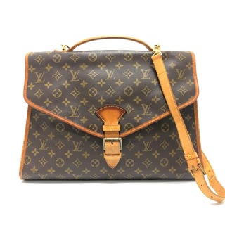 ルイヴィトン(LOUIS VUITTON)のルイヴィトン LOUIS VUITTON ベルエア M51122 モノグラム 2WAY 肩掛け 斜め掛け ショルダーバッグ バッグ カバン ビジネスバッグ モノグラムキャンバス ブラウン(ビジネスバッグ)