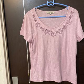 ローラアシュレイ(LAURA ASHLEY)のローラアシュレイ　トップス　綿100(Tシャツ/カットソー(半袖/袖なし))