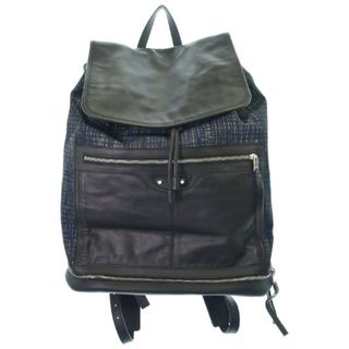 バレンシアガ(Balenciaga)のBALENCIAGA バレンシアガ バックパック・リュック - 紺x黒 【古着】【中古】(バッグパック/リュック)