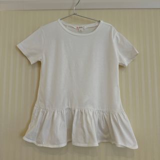 ジェイクルー(J.Crew)のJcrew  crewcuts  ペプラム後ろフリル　Tシャツ　6-7歳(Tシャツ/カットソー)