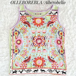 アルベロベロ(ALBEROBELLO)のアルベロベロ 激レア❤ ブタさん 花畑柄 タンクトップ フリーサイズ(タンクトップ)