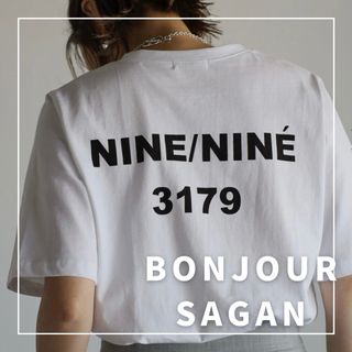 ボンジュールサガン(BONJOUR SAGAN)の"新品・タグ付"バックナンバープリントT/BONJOUR SAGAN(Tシャツ(半袖/袖なし))