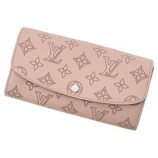 ルイヴィトン(LOUIS VUITTON)のルイヴィトン 長財布 モノグラム・マヒナ ポルトフォイユ・イリス M60145 LOUIS VUITTON ヴィトン 財布 ピンク(財布)