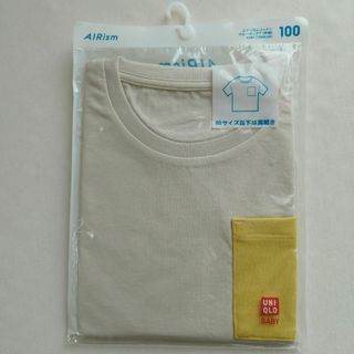 ユニクロ(UNIQLO)のエアリズム　100サイズ　半袖(Tシャツ/カットソー)