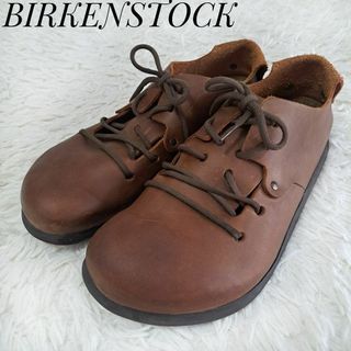 ビルケンシュトック(BIRKENSTOCK)のビルケンシュトック 人気✨モンタナ メンズ レースアップシューズ 茶 28(スリッポン/モカシン)