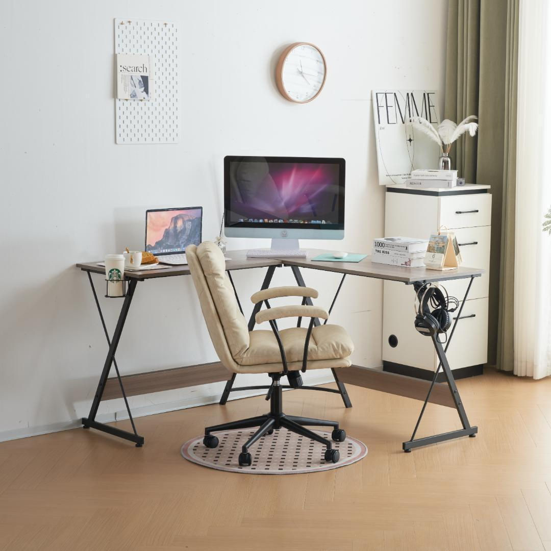 ウッドグレー】パソコンデスク L字デスク PCデスク ゲーミング ウッドグレー】パソコンデスク L字デスク PCデスク ゲーミング