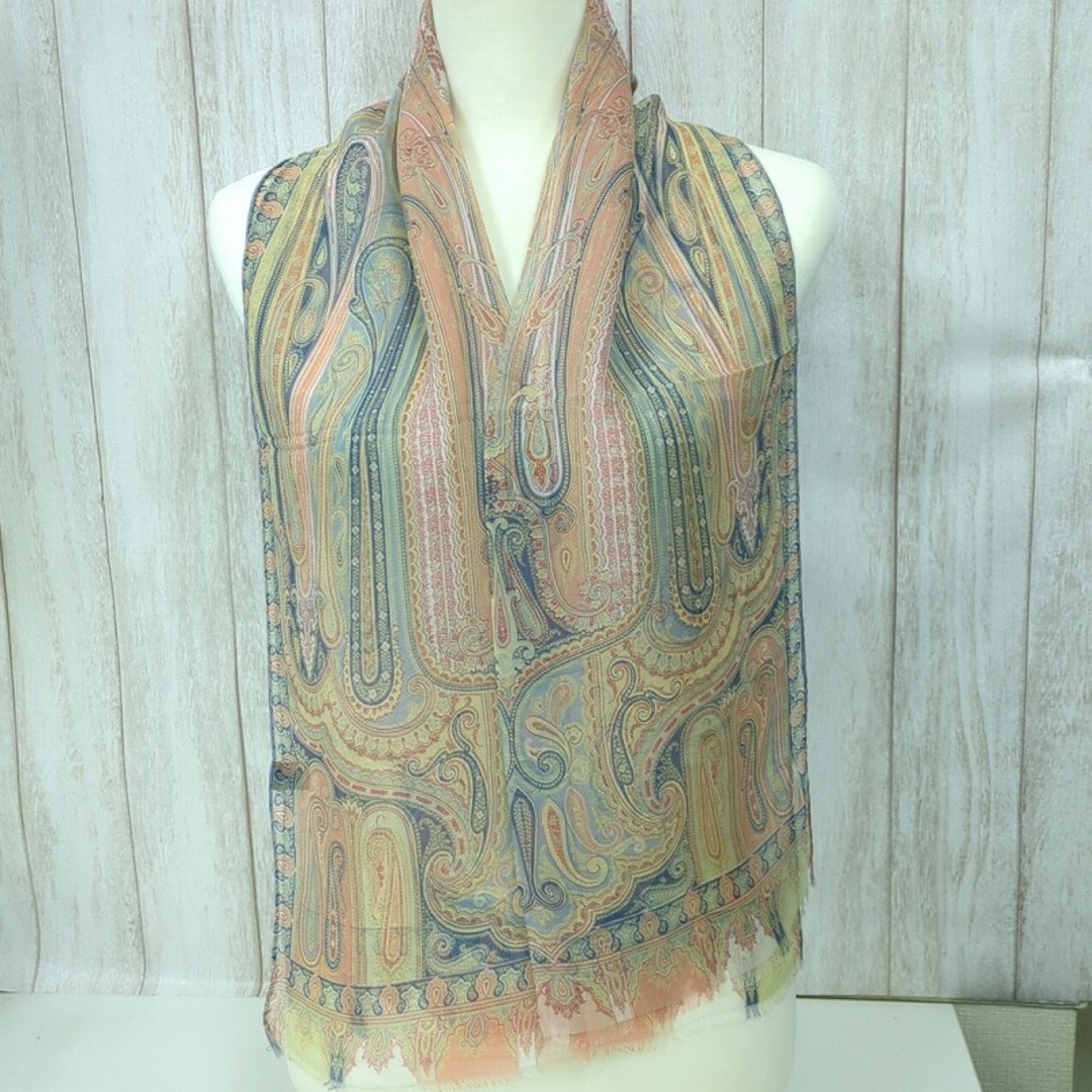 ETRO エトロ 100% シルク スカーフ ペイズリー柄 イタリア製 ETRO エトロ 100% シルク スカーフ ペイズリー柄 イタリア製