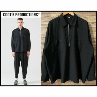 クーティー(COOTIE)のG① XL クーティー 19AW 長袖 ウール混 ワーク ハーフ ジップ シャツ(シャツ)