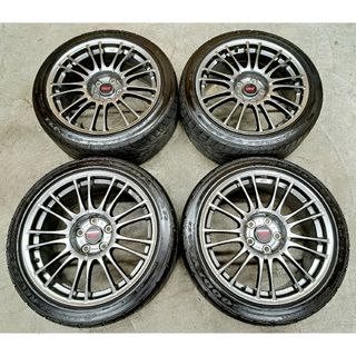 ビービーエス(BBS)の【美品】スバル WRX STI 純正 BBS ホイールタイヤ  鍛造 8.5J(タイヤ・ホイールセット)