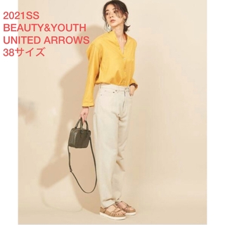BEAUTY&YOUTH UNITED ARROWS - 3、4回着用★ BEAUTY&YOUTH サルファーダイ5ポケットパンツ