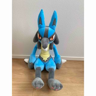 ポケモン(ポケモン)のポケットモンスター ポケモン めちゃでかルカリオぬいぐるみ ルカリオ BIG(ぬいぐるみ)