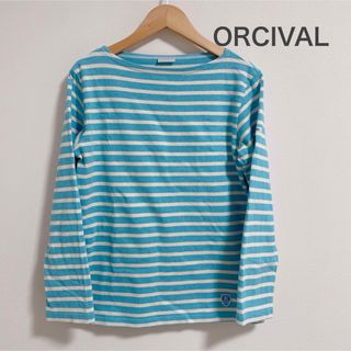 オーシバル(ORCIVAL)のORCIVAL フレンチバスクシャツ BLUE×ECRU(Tシャツ(長袖/七分))