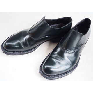 プラダ(PRADA)の90s Prada Black Velcro Dress Shoes(ドレス/ビジネス)