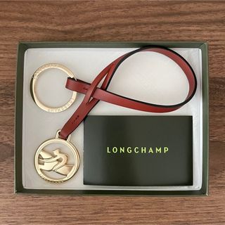 ロンシャン(LONGCHAMP)の【箱付き新品未使用】ロンシャン LONGCHAMP ボックストロット　キーリング(キーホルダー)