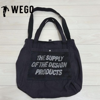 WEGO 鞄 2way ショルダーバッグ トートバッグ ブラック