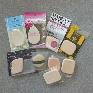 シセイドウ(SHISEIDO (資生堂))の【新品・未使用】化粧パフ　まとめ売り(パフ・スポンジ)