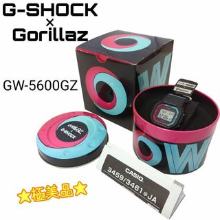 ジーショック(G-SHOCK)の☆極美品☆ G-SHOCK × Gorillaz 腕時計 GW-B5600GZ(腕時計(デジタル))