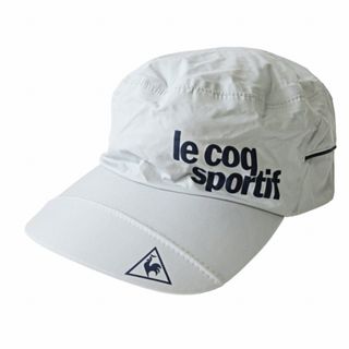 le coq sportif - ルコックスポルティフ キャップ 帽子 ナイロン ロゴプリント グレー 57-59