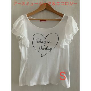 アースミュージックアンドエコロジー(earth music & ecology)の【アースミュージック】カットソー Tシャツ  トップス　夏　レディース(Tシャツ(半袖/袖なし))