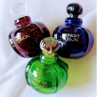 ディオール(Dior)のプワゾン・ミニ香水3個SET・ディオール・箱無し・美品(ユニセックス)