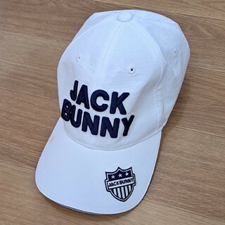 JACK BUNNY!! - ジャックバーニー 白ゴルフキャップ