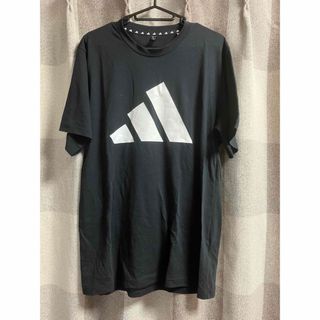 アディダス(adidas)のadidas　Tシャツ　ブラック　Mサイズ(Tシャツ/カットソー(七分/長袖))