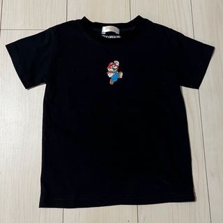 シマムラ(しまむら)のマリオ　ブラック(Tシャツ/カットソー)