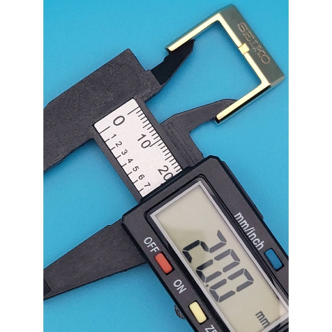 SEIKO - SEIKO用品③①【中古】セイコー 純正 幅20㎜ 尾錠 金色 SEIKO - SEIKO用品③①【中古】セイコー 純正 幅20㎜ 尾錠 金色