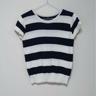 トップス　ニット(Tシャツ(半袖/袖なし))