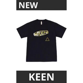 キーン(KEEN)の2025 新品　KEEN LOGO TEE ブラック　XL  キーン(Tシャツ/カットソー(半袖/袖なし))