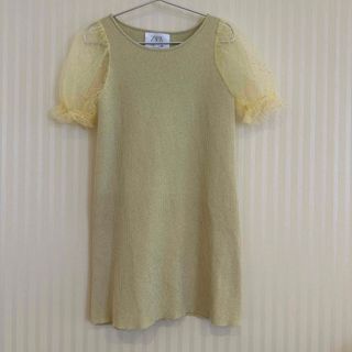 ZARA - zarakids ニットワンピース　8歳128cm