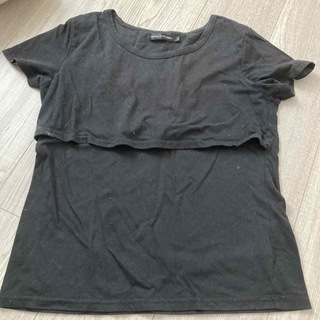 マタニティ　授乳　シャツ(Tシャツ(半袖/袖なし))