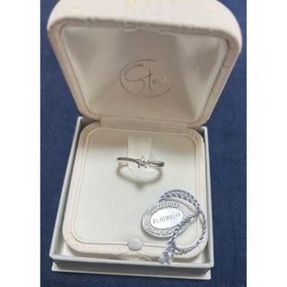 スタージュエリー(STAR JEWELRY)のスタージュエリー ダイヤモンドリング 9号 0.13ct PT950プラチナレア(リング(指輪))