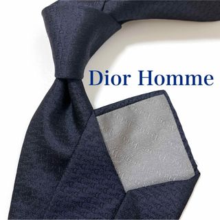 DIOR HOMME - 美品 ディオールオム ネクタイ ハイブランド トロッター柄 ロゴ柄 光沢 希少