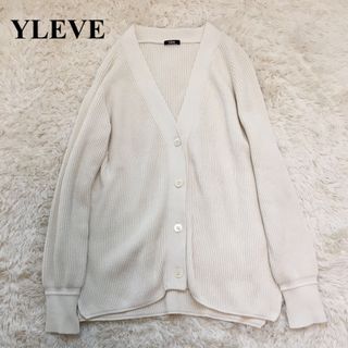 ドゥーズィエムクラス(DEUXIEME CLASSE)のYLEVE イレーヴ　ニット　カーディガン　vネック　厚手(カーディガン)