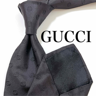 グッチ(Gucci)の美品 グッチ ネクタイ ハイブランド GG柄 インターロッキング ジャガード織り(ネクタイ)